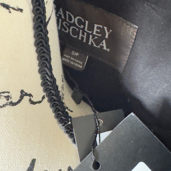 Badgley Mischka Black Trench Coat - Picture 7 of 9